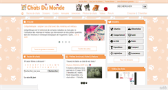 Desktop Screenshot of chatsdumonde.com